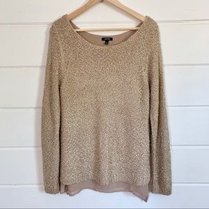 Apt 9 Gold Knit Sweater